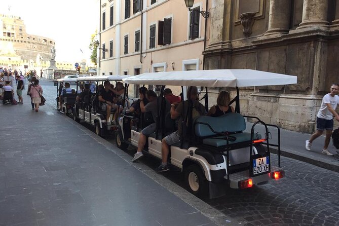 3 hours Private Golf Cart Tour - The major highlights in 3 hours. - The Pantheon and its remarkable concrete dome