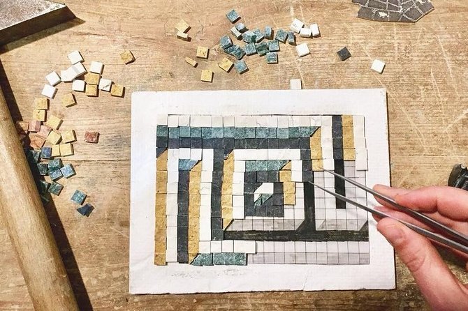 Ancient Mosaic Workshop in Rome - Finishing, framing, and packing your artwork