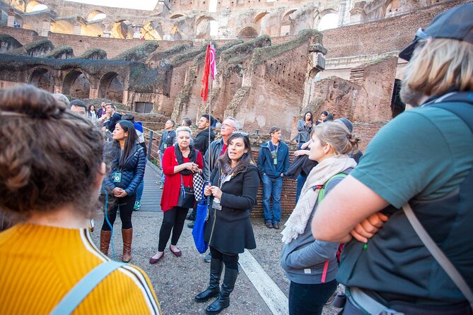 Ancient Rome Guided Tour: Colosseum, Forum and Palatine - Entering the Colosseum with a guide