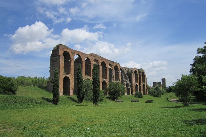 Appian Way E-bike Tour with Gourmet Picnic and Catacombs - Entering the Catacombs of Saint Callixtus