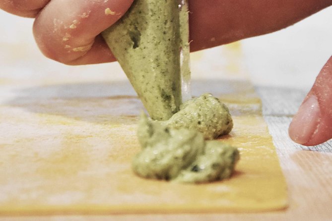 Become a Masterchef in Rome: Pasta, Ravioli and Tiramisù Class - Filling ravioli and learning the fiddly part
