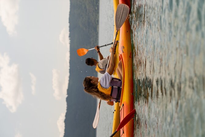 Castel Gandolfo Lake Kayak and Swim Tour - The forest swim stop, pizza, and water