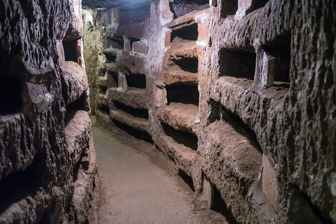 Catacombs Tour with Transfer – Optional Capuchin Crypt or Trevi - Optional Capuchin Crypt: a very different underground experience