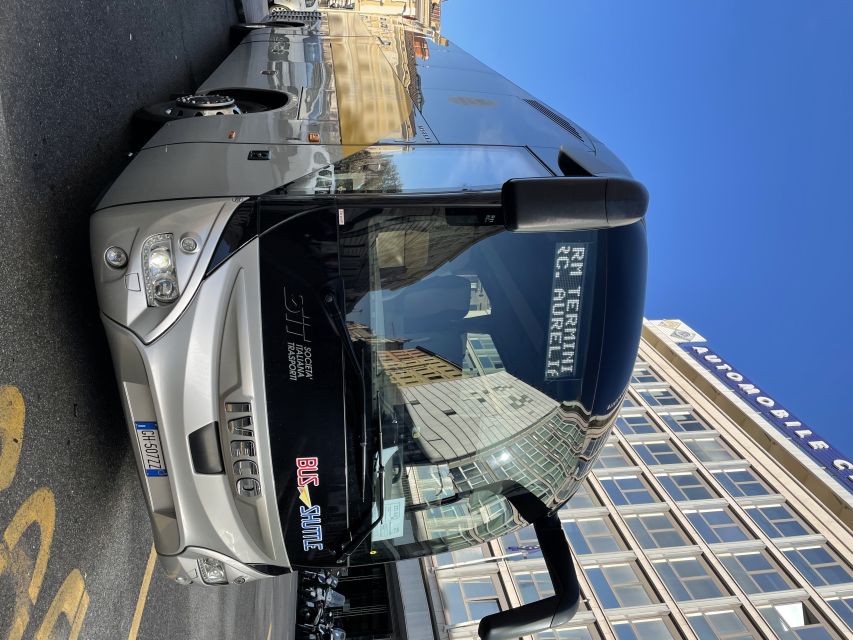 Civitavecchia: Transfer to Rome & Hop-on Hop-off Bus Ticket - The 9:30 am departure from Largo della Pace
