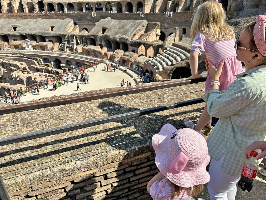 Colosseum and Ancient Rome Family Tour for Kids - Palatine Hill and the payoff of the views