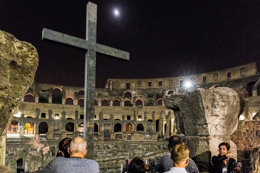 Colosseum by Evening Guided Tour with Optional Arena Access - Entering the Colosseum with Reserved Admission