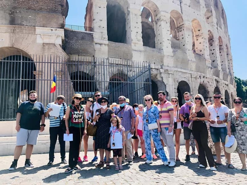 Colosseum Express Guided Tour / Forum & Palatine Audioguide - Meeting near San Clemente or Constantine’s Arch