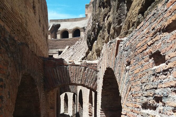 Colosseum Underground Tour With Arena Floor: Vip Experience - Ending on the stage and visiting the upper levels