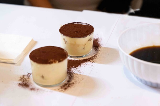 Cooking Class in the Heart of Rome: Pizza and Tiramisu Making - Tiramisu made together at the table