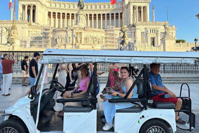 Discover Rome Highlights by Golf Cart Tour private tour - Key points to know before booking