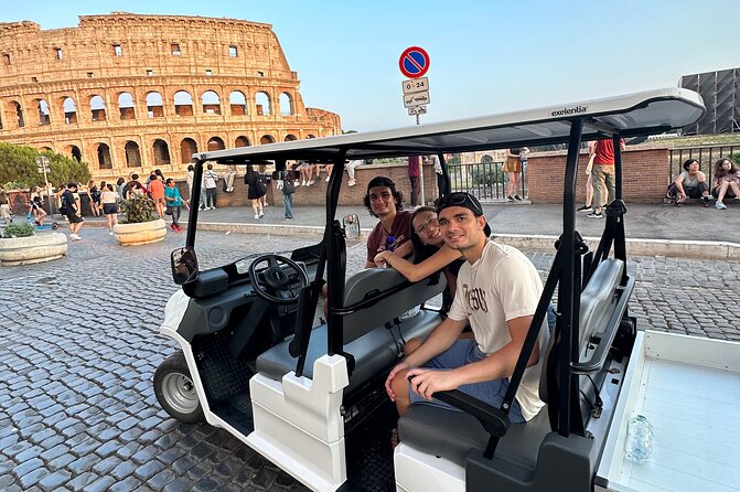 Discover Rome Highlights by Golf Cart Tour private tour - Spanish Steps, Trevi Fountain, and postcard views