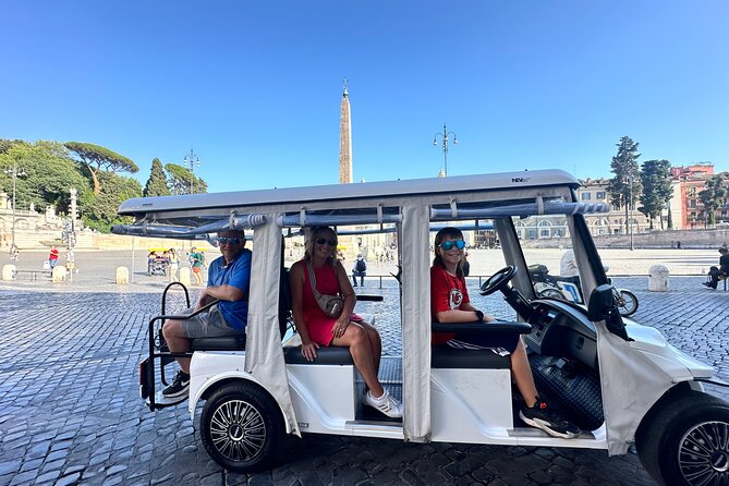 Discover Rome Highlights by Golf Cart Tour private tour - Piazza Venezia and Piazza Navona