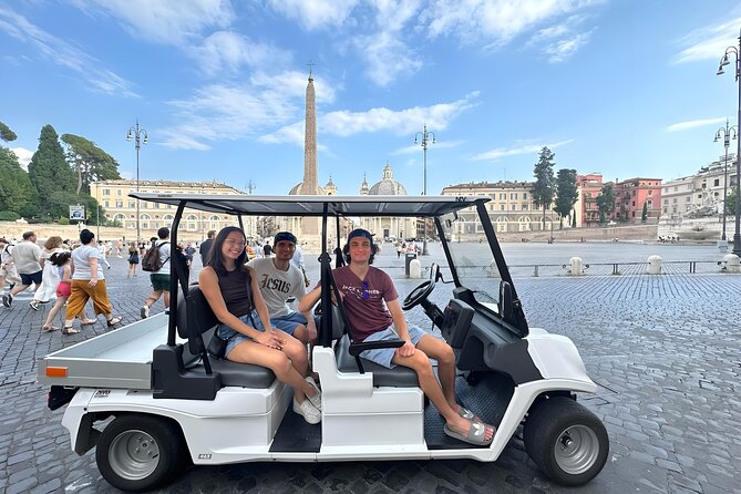 Discover Rome Highlights by Golf Cart Tour private tour - Starting at Villa Borghese