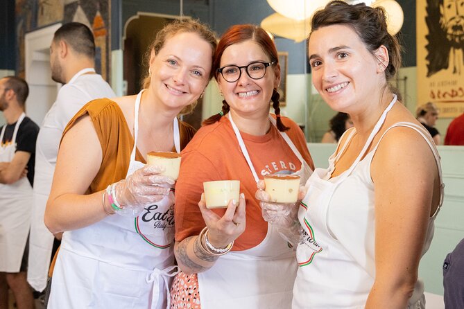 Fettuccine, Ravioli and Tiramisu Pasta Making in Rome - Flour, eggs, and the making of fettuccine