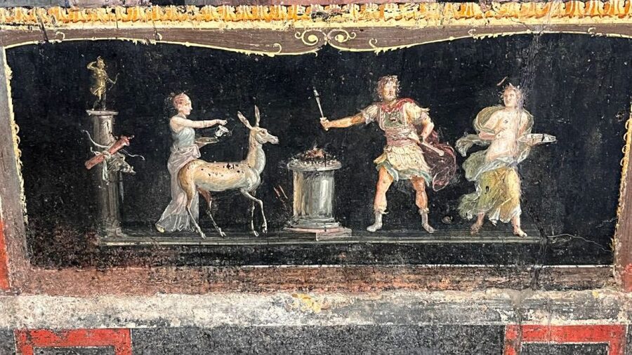 From Rome: Pompeii and Naples Day Trip by High-Speed Train - Entering Pompeii with a guide