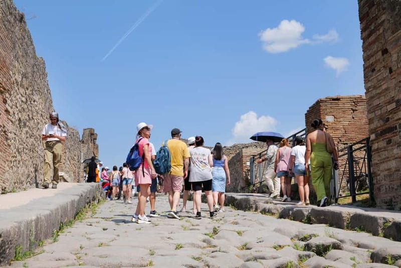 From Rome: Pompeii Ruins Tour with Expert Guide & Fast Train - The Naples connection and the local ride
