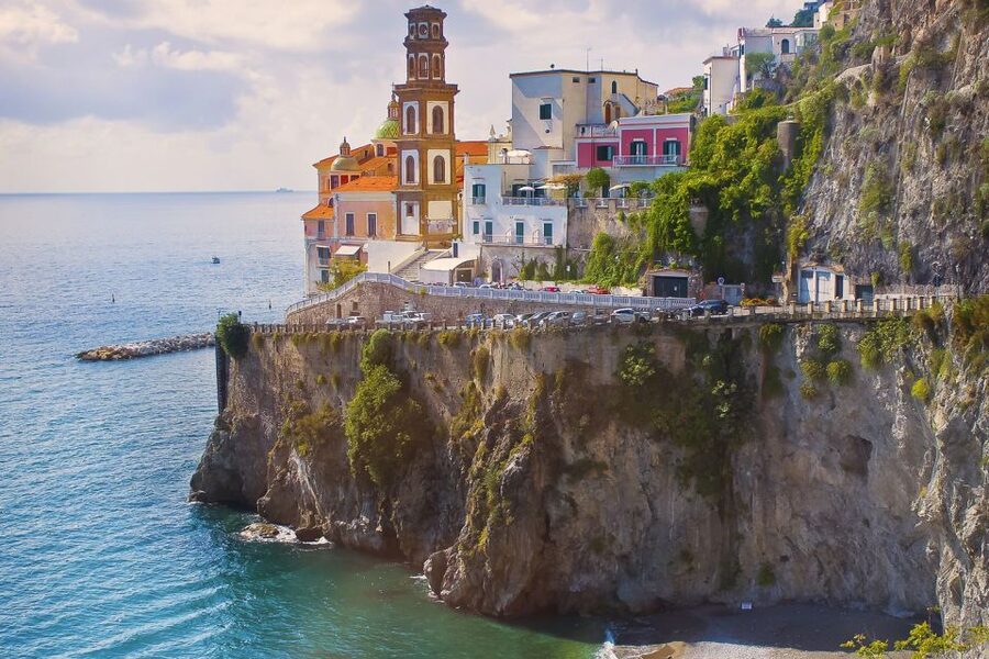 From Rome: Positano & Amalfi Coast Day Trip by Train & Ferry - Amalfi: a smaller stop with a strong center