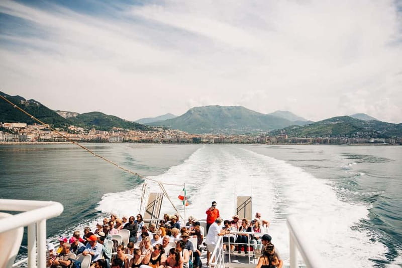 From Rome: Sorrento, Positano & Amalfi Coast Day Trip - The return boat to Salerno