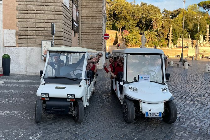 German Golfcart Tour - Trevi Fountain and the coin tradition
