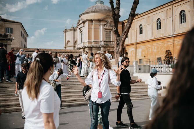 Guided Vatican Museums & Sistine Chapel Skip the Line Tour - The Pinecone Courtyard and its giant bronze sphere
