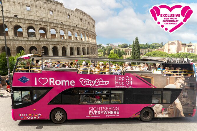 I Love Rome : Hop on Hop off Open Bus Tour - Eight stops, eight different sides of Rome
