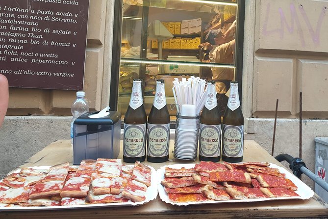 Jewish Ghetto & Piazza Navona: Food, Wine & Sightseeing Rome Tour - Pasta among ancient theater ruins