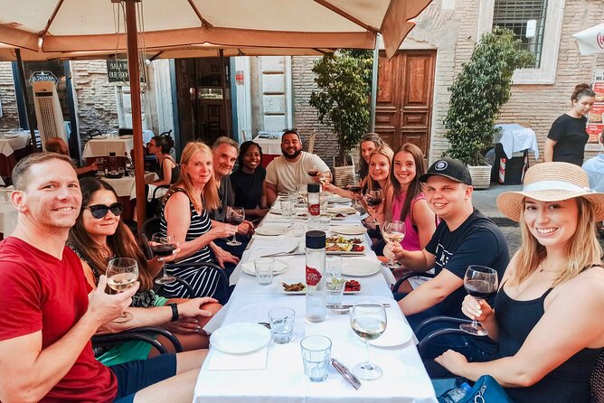 Jewish Ghetto & Piazza Navona: Food, Wine & Sightseeing Rome Tour - The Jewish Ghetto and carciofo alla giudia
