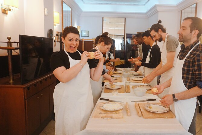 Pasta and Tiramisu Cooking Class in Rome, Piazza Navona - Making pasta beside Piazza Navona
