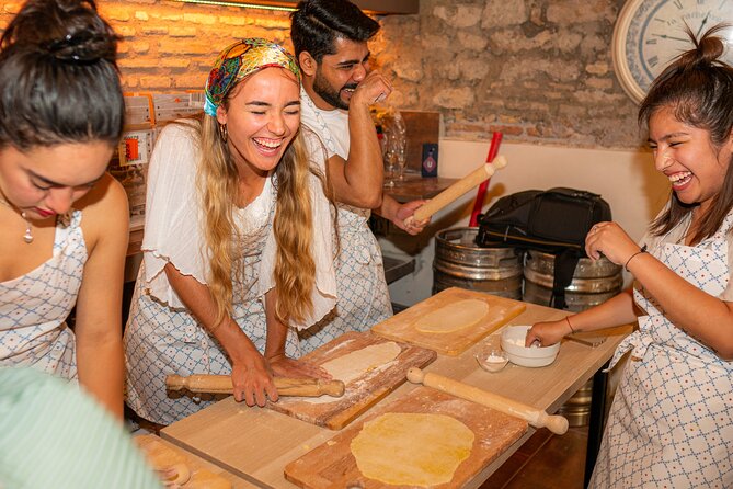 Pasta and Tiramisu Cooking Class Near the Colosseum - A shared meal with prosecco, wine, and limoncello