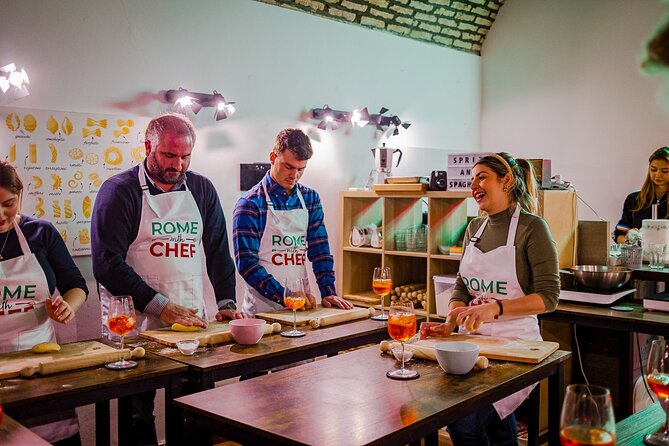 Pasta Cooking Class Near the Colosseum with 3 Spritz Cocktails - What to bring and how to prepare