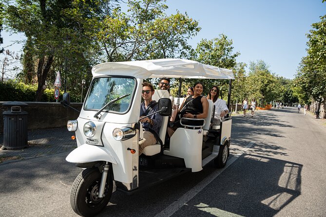 Private Electric Tuktuk Tour of Rome with Prosecco and Pickup - The Colosseum from the outside