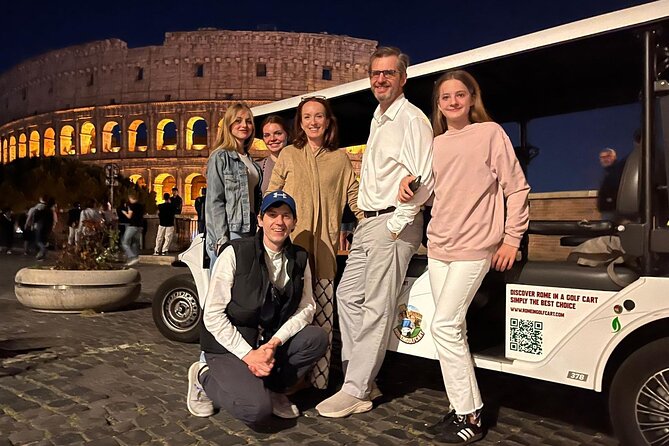 Rome 2 hour Golf Cart night tour with Hotel Pickup - Why Rome works so well after dark
