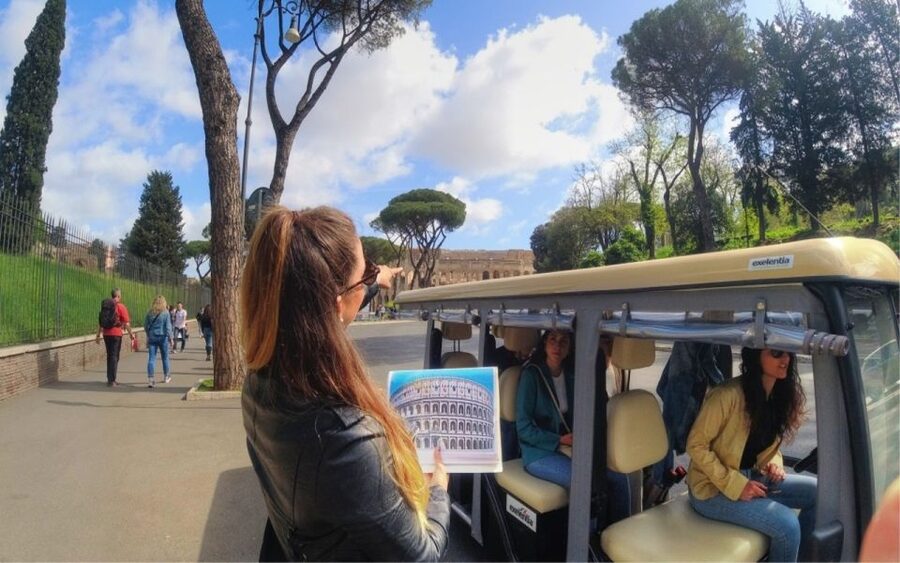 Rome: 3-Hour Panoramic Luxury Golf Cart Tour - St. Peter’s and the Vatican City view