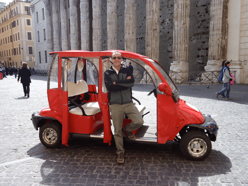 Rome: 4-Hour Private Afternoon Golf Cart City Tour - The Colosseum and Ancient Rome from street level
