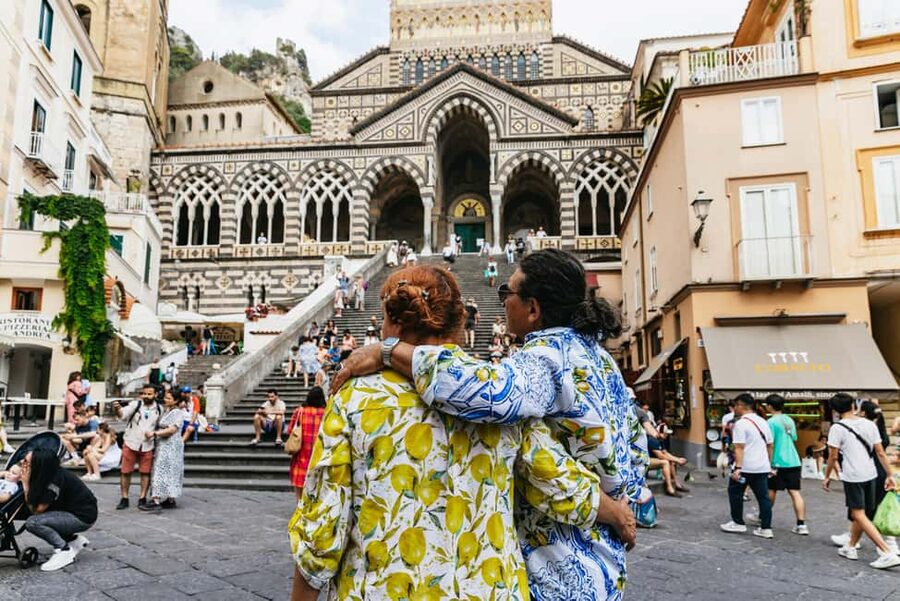 Rome: Amalfi Coast & Positano Day Trip with Coastal Cruise - Meeting at Piazza del Popolo