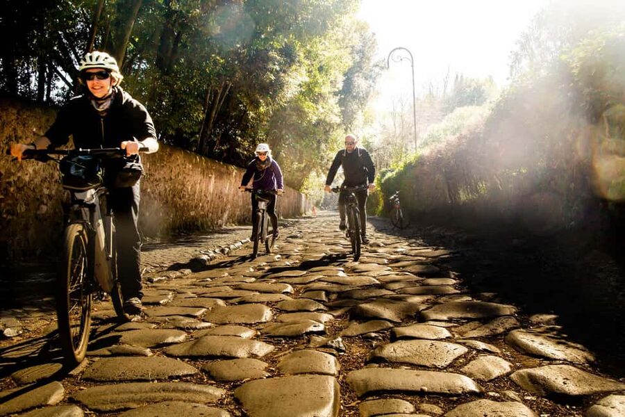 Rome: Appian Way Aqueducts Bike Tour (UPG Catacombs & Lunch) - Why the Appian Way works so well by e-bike