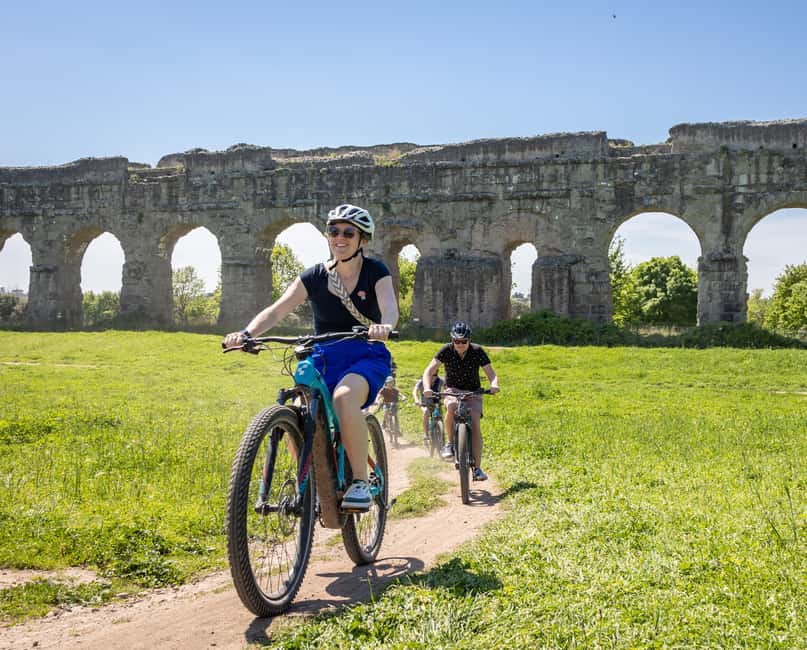 Rome:Appian Way E-bike Tour with Catacombs, Aqueducts & Food - Key points to know before you book