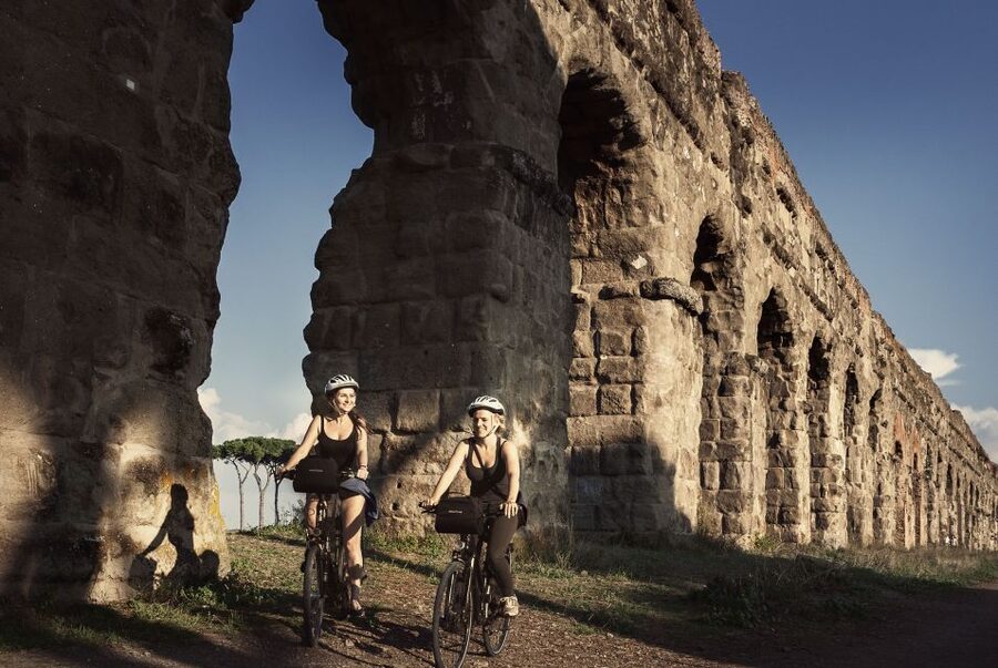 Rome: Appian Way & Roman Aqueducts Guided E-Bike Tour - Starting near the Colosseum on Via Labicana