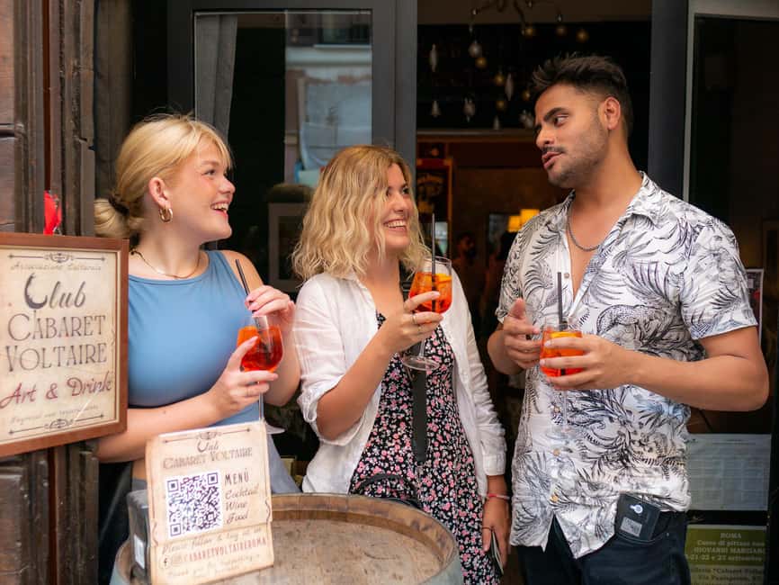 Rome: Bar Crawl with Local Guide & Drinks - Monti’s saucy past sets the tone