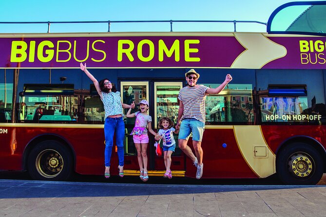 Rome: Big Bus Hop-on, Hop-off Open-Top Sightseeing Tour - Audio, headphones, Wi-Fi, and the VOX walking tours