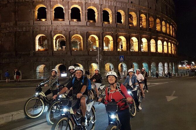 Rome by Night E-Bike Tour with Pizza Option - Key things to know before you book