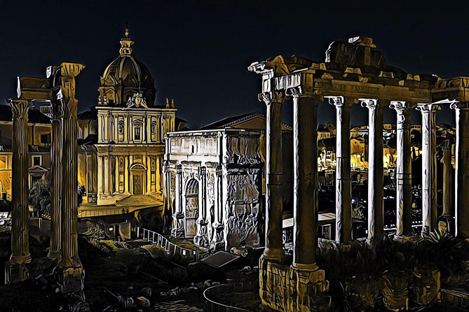 Rome by Night Private Walking Tour - Trajan’s Column and the reach of the Roman Empire
