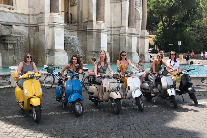Rome by Vespa: Classic Rome Tour with Pick up - Price, timing, comfort, and safety