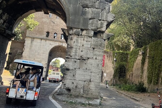 Rome Catacomb & Appian Way Small-Group Tour by Golf Cart - The Appian Way: ancient road, brief stop