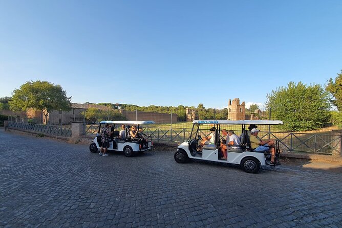 Rome Catacomb & Appian Way Small-Group Tour by Golf Cart - Leaving Monti for the Appian Way