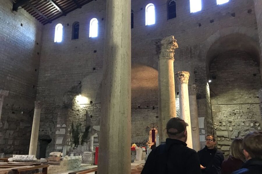 Rome: Catacombs and Capuchin Crypt Guided Tour with Transfer - Riding Out to the Catacombs