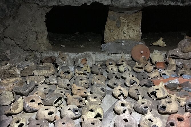 Rome Catacombs & Capuchin Crypts VIP Group Tour with Transfers - Entering St. Callixtus Catacombs