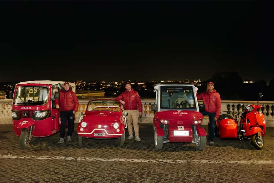 Rome: City Golf Cart at Night Tour - Meeting at Piazza del Popolo