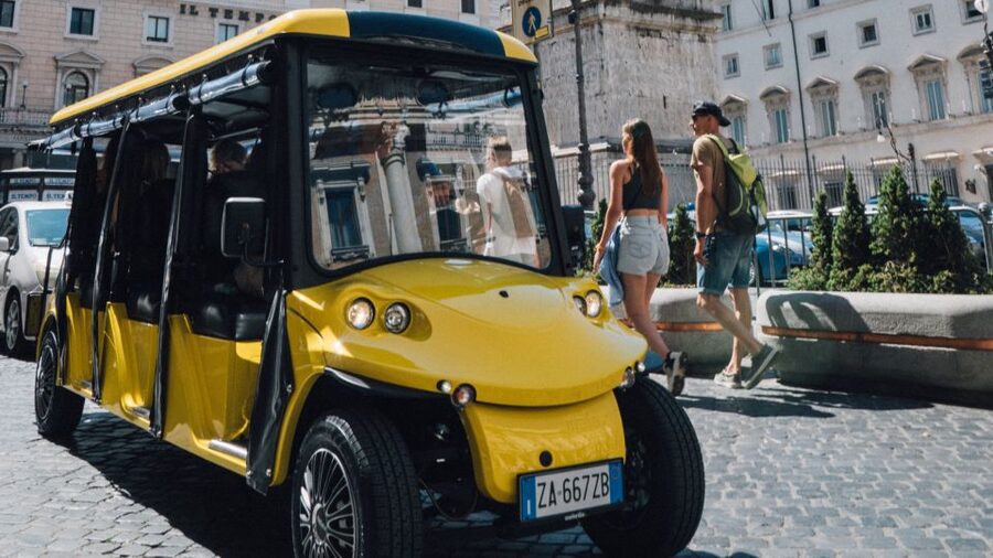 Rome: City Highlights Golf Cart Tour with Local Guide - The Colosseum from the outside