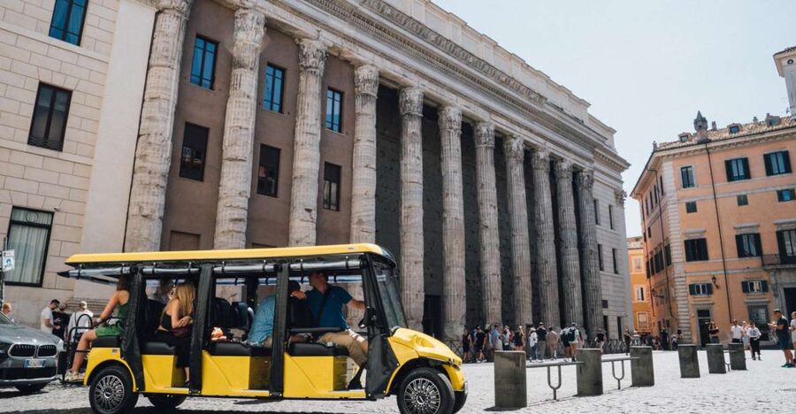 Rome: City Highlights Golf Cart Tour with Local Guide - Teatro Marcello and Largo Argentina